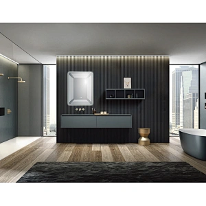 Mosmile Custom Touch Screen LED Light Wall Mirror in Bathroom