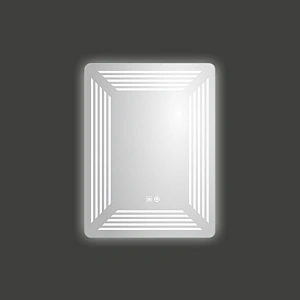 Mosmile Custom Touch Screen LED Light Wall Mirror in Bathroom